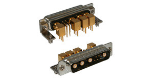 9w4 d-sub mixed layout connector | 685 Series Combo-D Connector