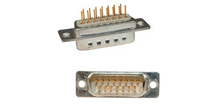 172 series d-sub vertical mount connector | 9 pin d-sub connector