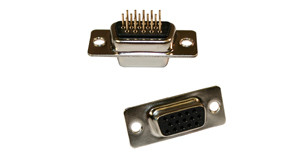 180 Series D-Sub Vertical Mount Connector