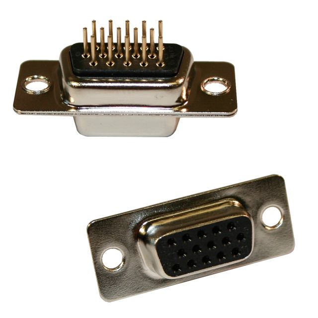 180 Series D-Sub Vertical Mount Connector