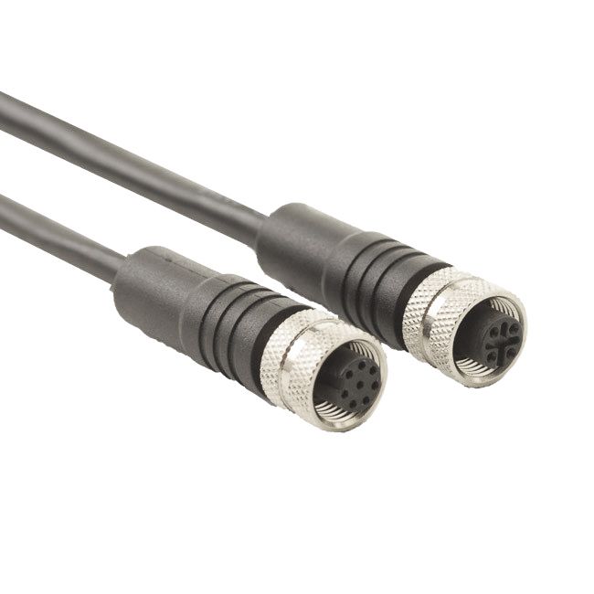 Pack of 2 2134 Series; Cable assembly with a M8 Socket and a M8 Male; IP67