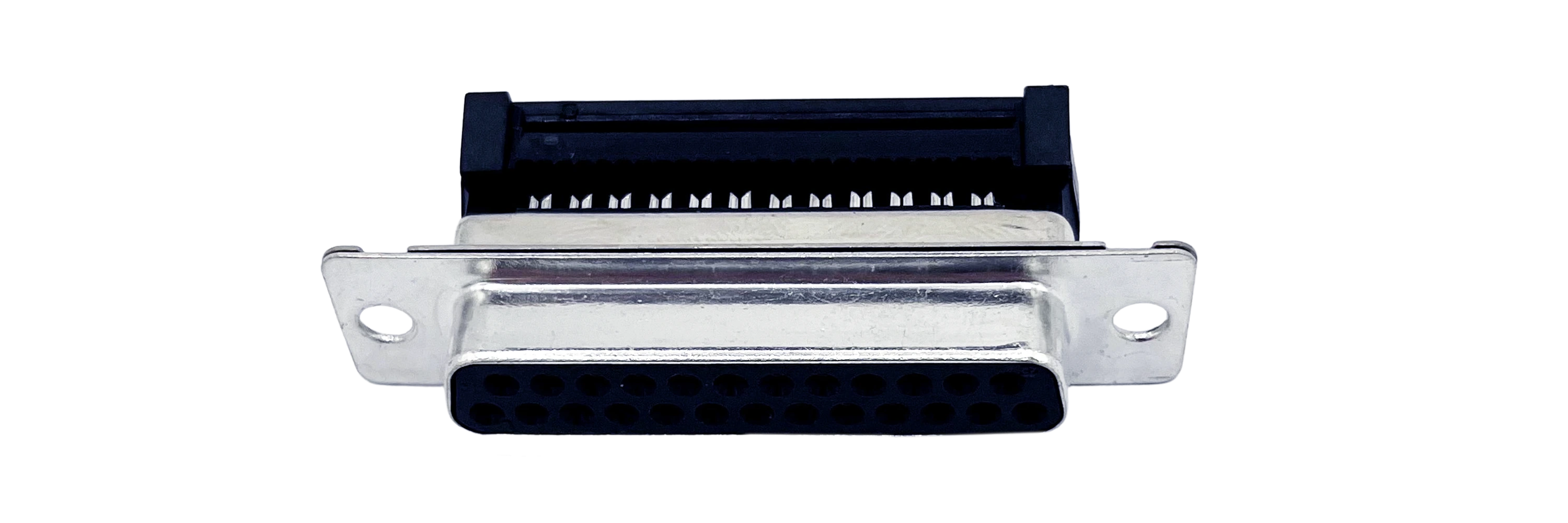 A 184A series low profile D-sub connector with IDC termination