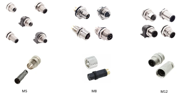 Figure 6: A selection of VULCON™ metric circular connectors