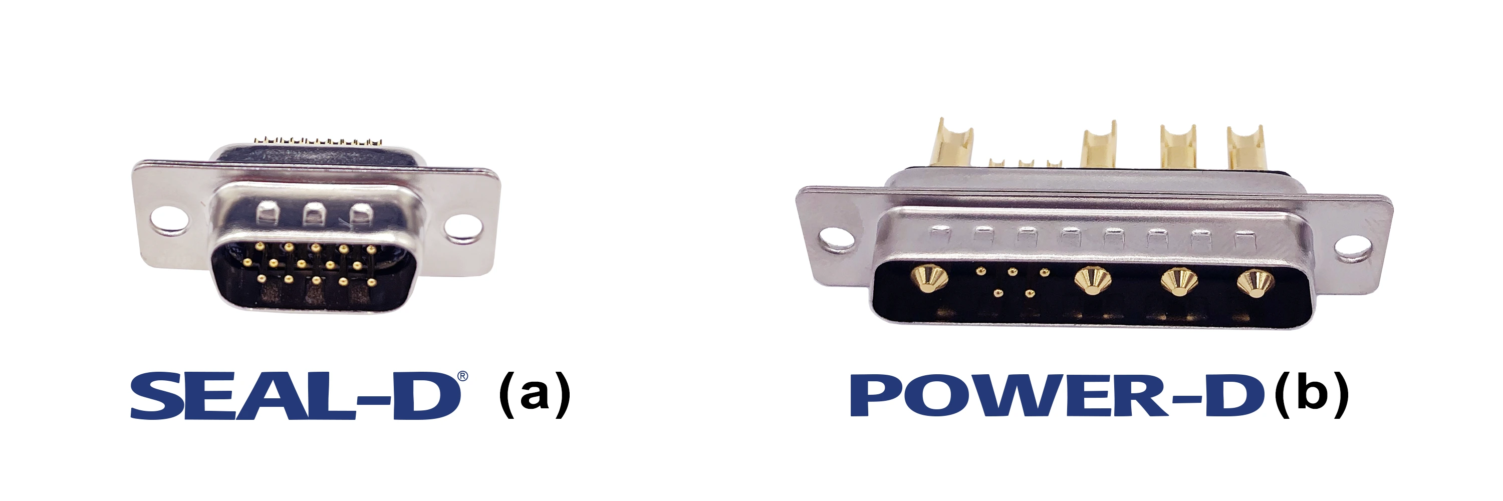 Figure 3: SEAL-D® and Combo-D IP-rated d-sub connectors (Source: NorComp)